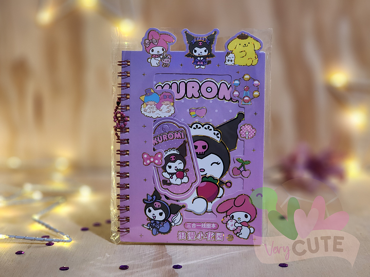 Libreta Stickers - Personajes Sanrio  2