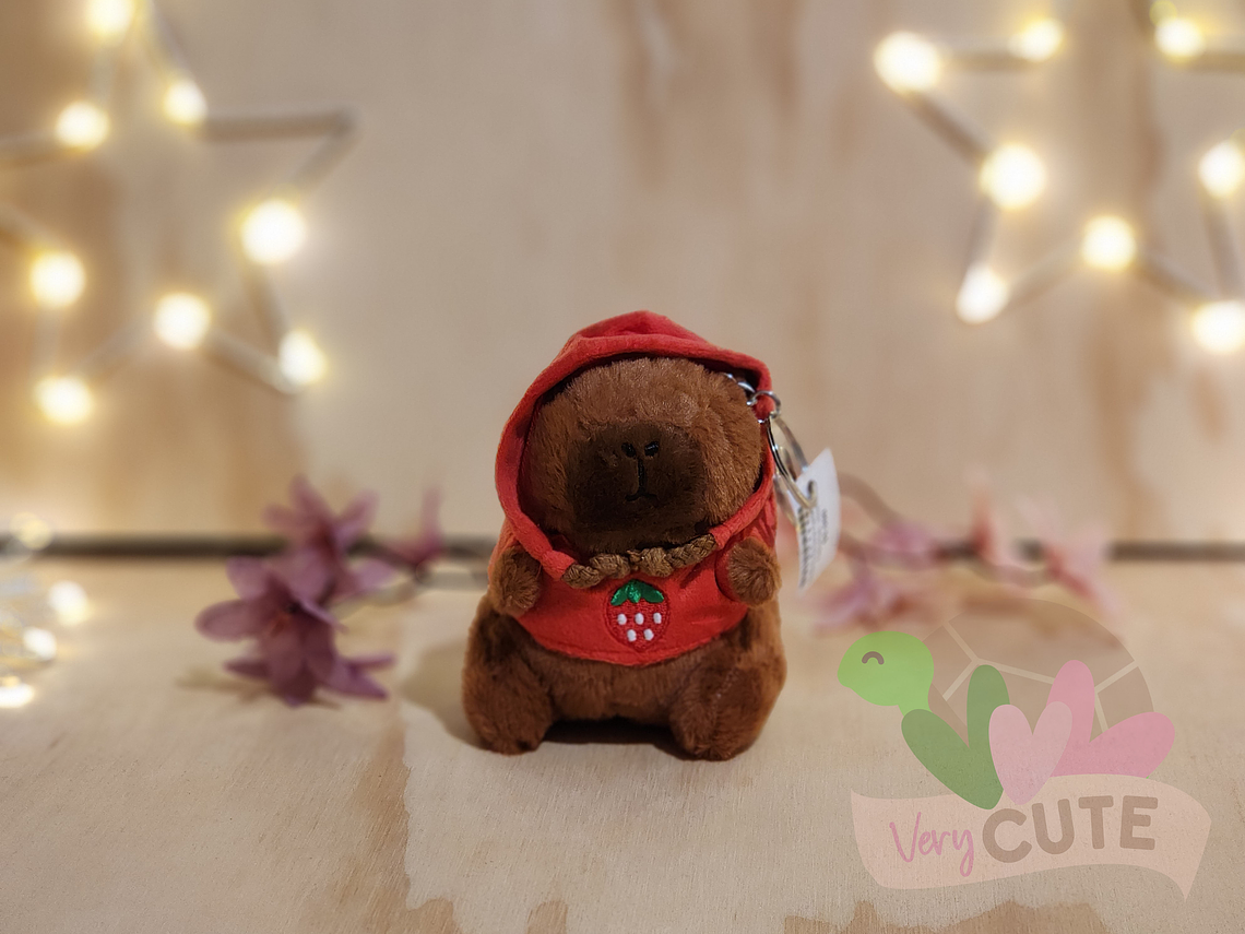 Llavero Peluche Capybara - Capuchas 2