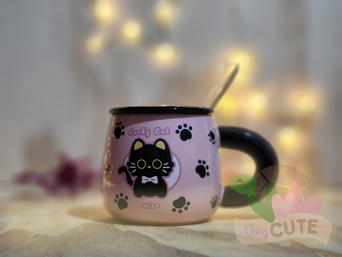 Tazón Rosa & Negro - Animal Cup  4