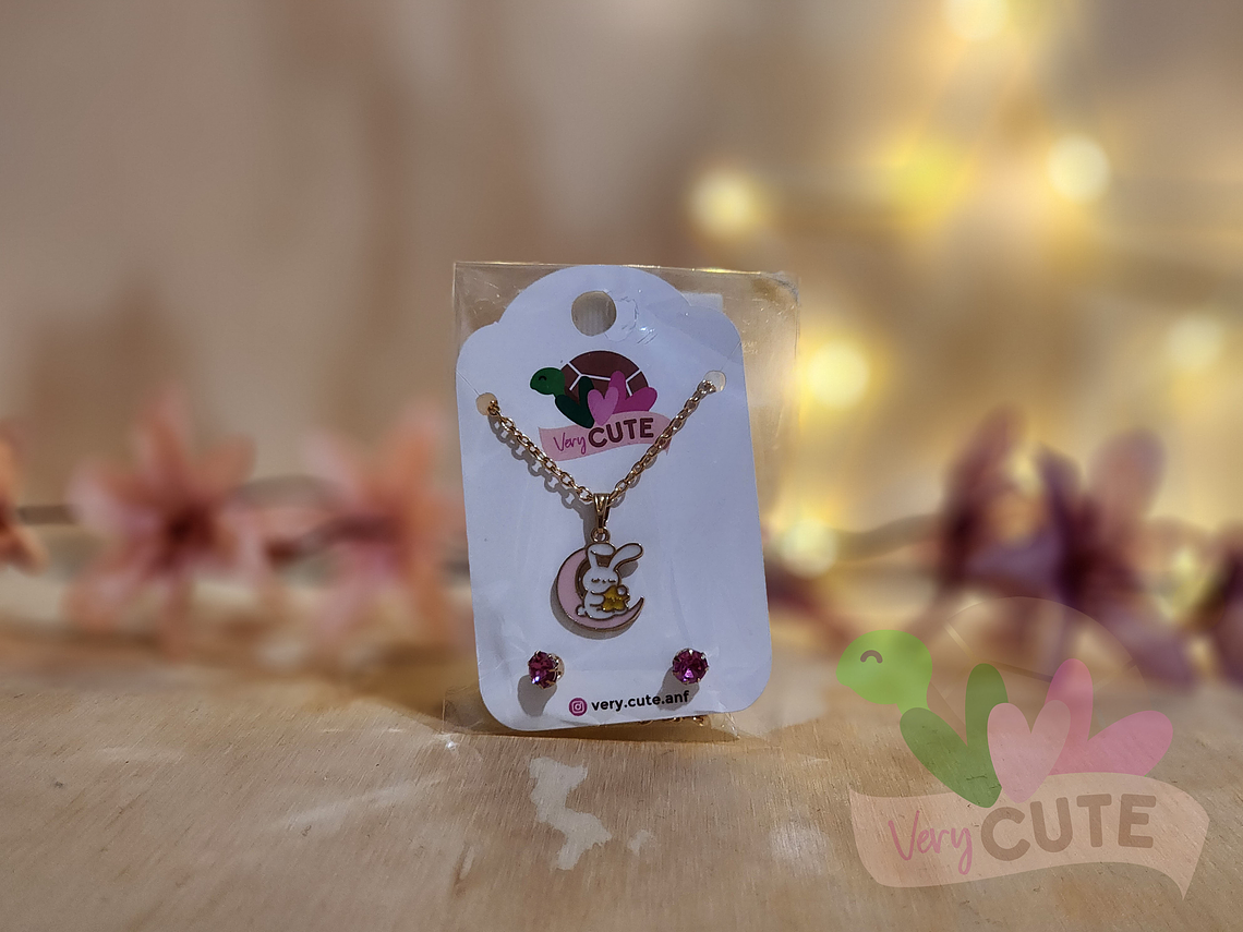 Set Collar + Aritos Niñita 4