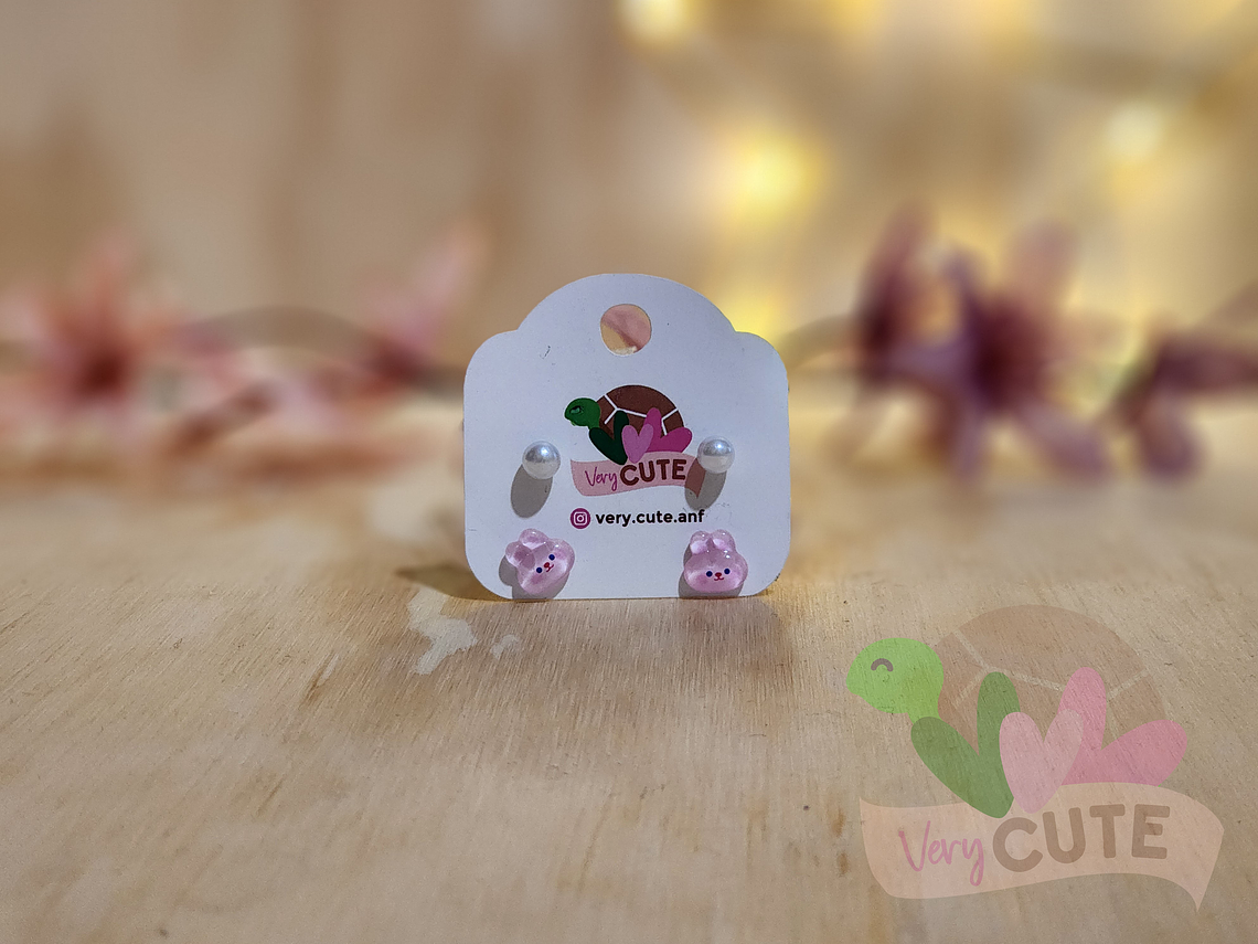 Set 2 pares de Aritos Niñita 1