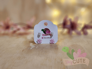 Set 2 pares de Aritos Niñita