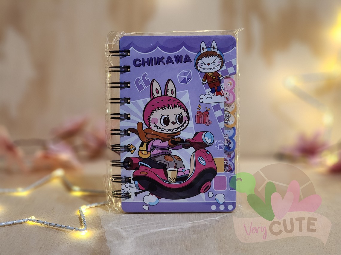 Libreta Labubu con Separadores - Diferentes Tamaños 2