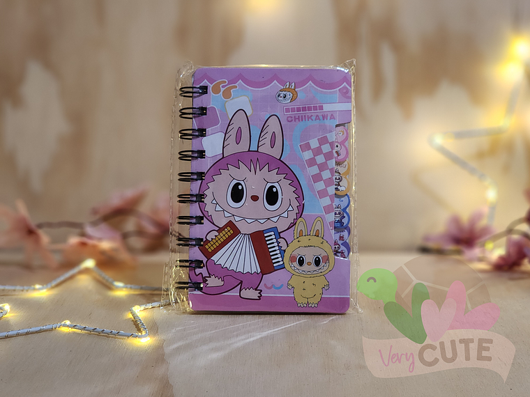 Libreta Labubu con Separadores - Diferentes Tamaños 3