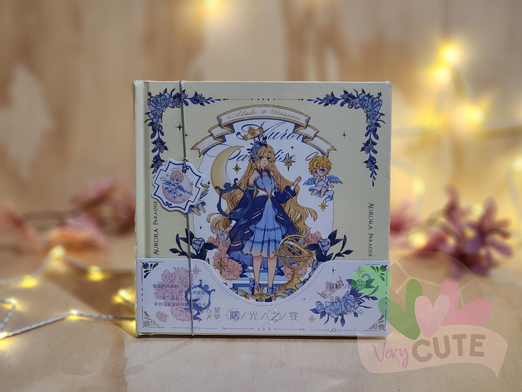 Libreta Kawaii Cuadrada - Aurora Paradise 2