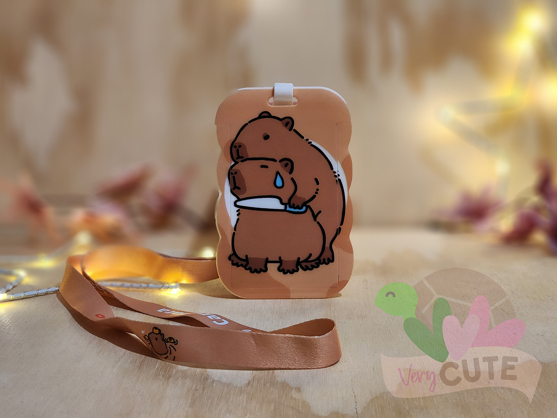 Porta Credencial + Lanyard - Capybara 4