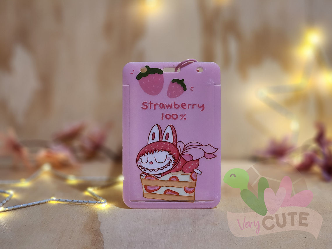  Porta Credencial Llavero - Labubu 1