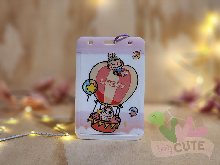  Porta Credencial Llavero - Labubu 3