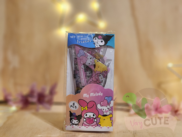 Set Reglas Personajes Sanrio 1