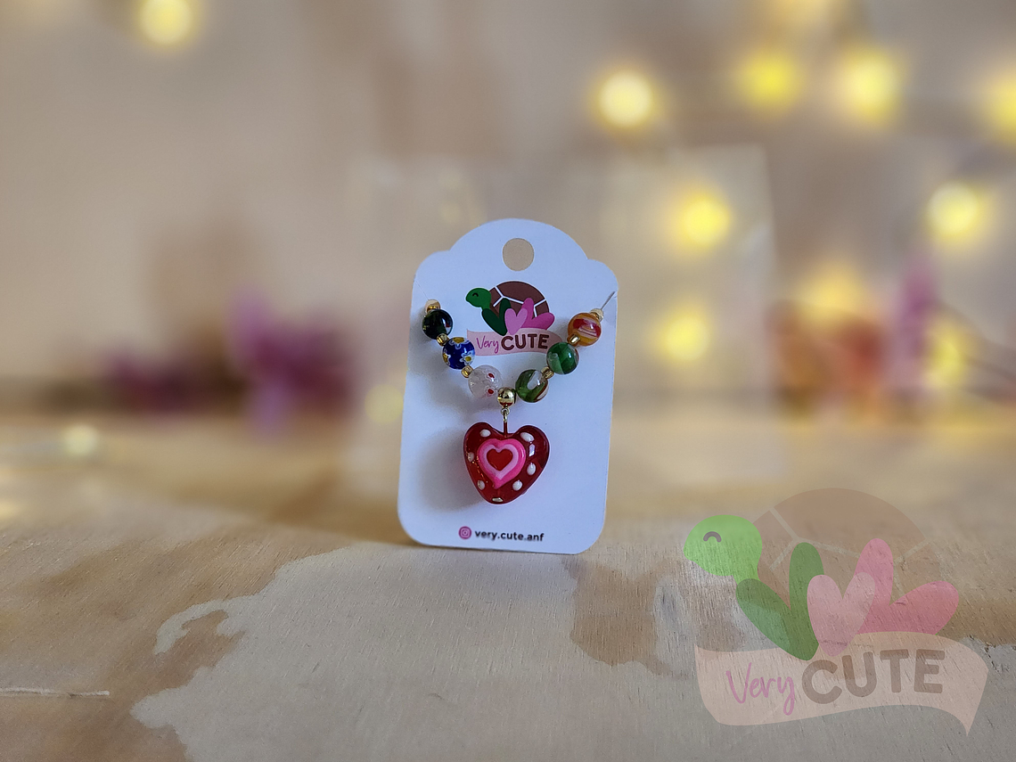 Collar Colorido con Corazón 1