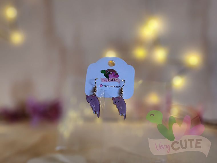 Aros Gatito Colgante 2