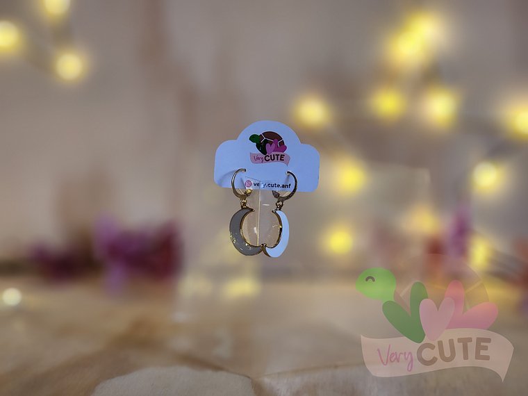 Aros Esmaltados Dorados - Diseños 11