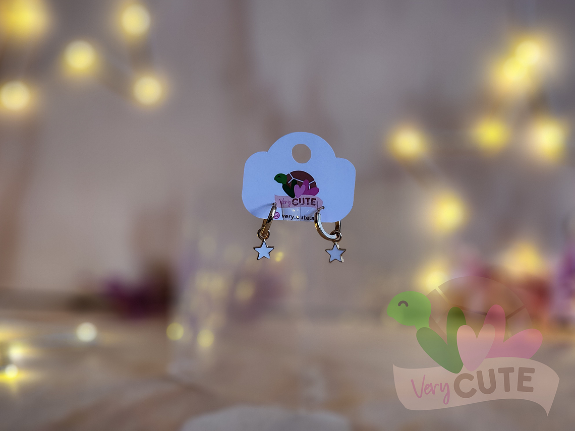 Aros Esmaltados Dorados - Diseños 15