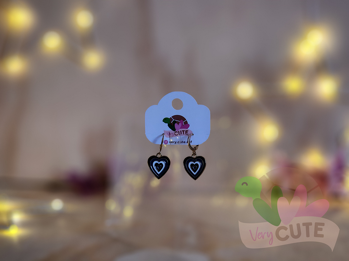 Aros Esmaltados Dorados - Diseños 16