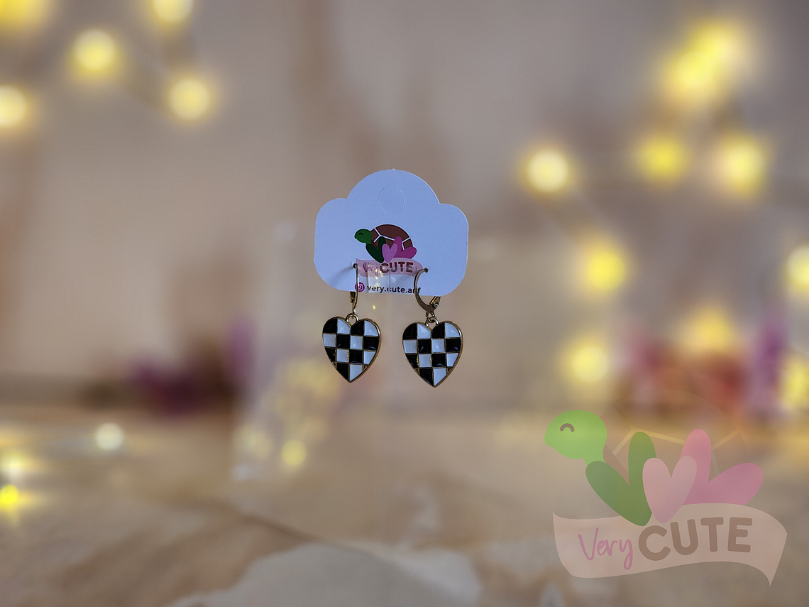 Aros Esmaltados Dorados - Diseños 18