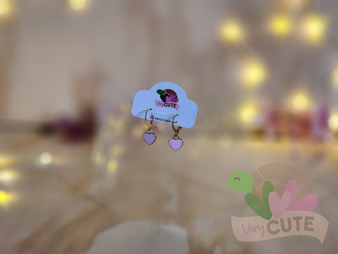 Aros Esmaltados Dorados - Diseños 19