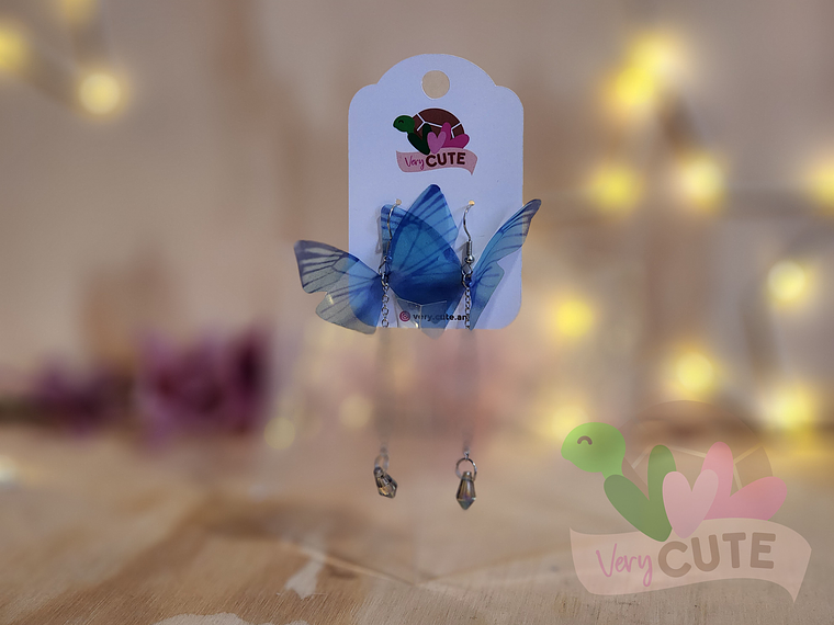 Aros Colgante Mariposa 3