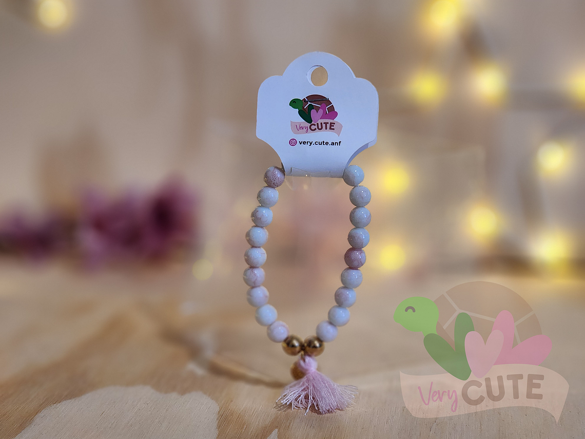 Pulsera Rosa Pastel - Diseños 1