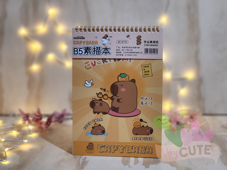 Croquera Capybara 2