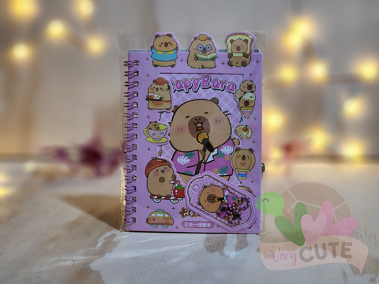 Libreta de Stickers - Capybara 3
