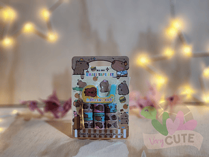  Set Washi Tape Capybara