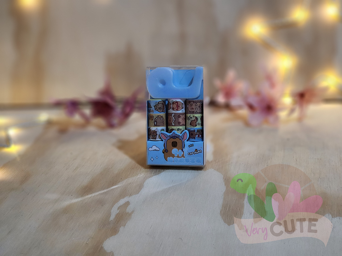  Set Washi Tape Capybara 2