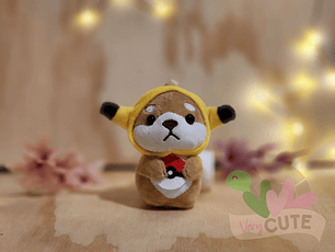 Llavero Peluche Perrito con Gorro