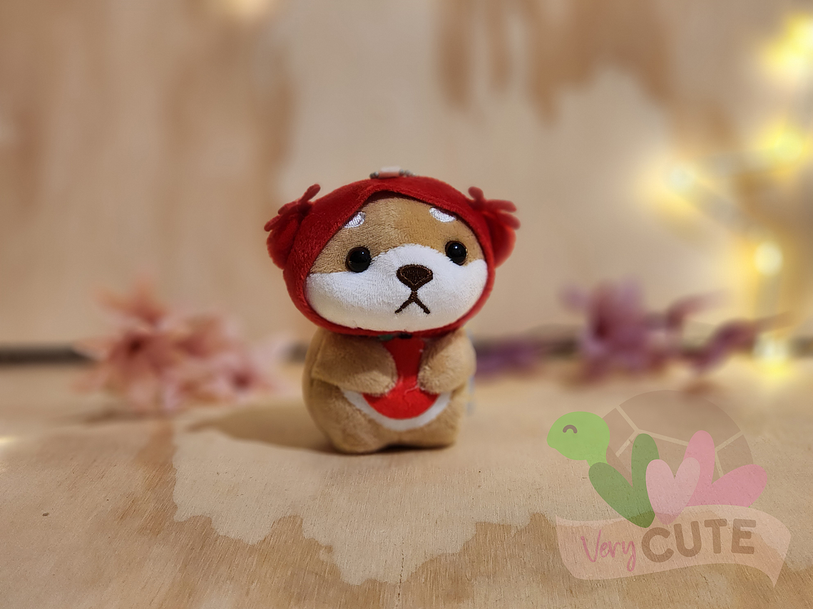 Llavero Peluche Perrito con Gorro 4