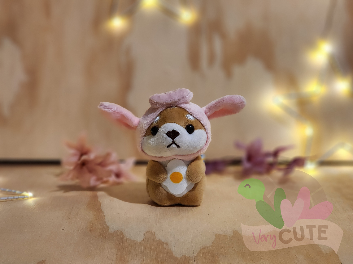 Llavero Peluche Perrito con Gorro 2