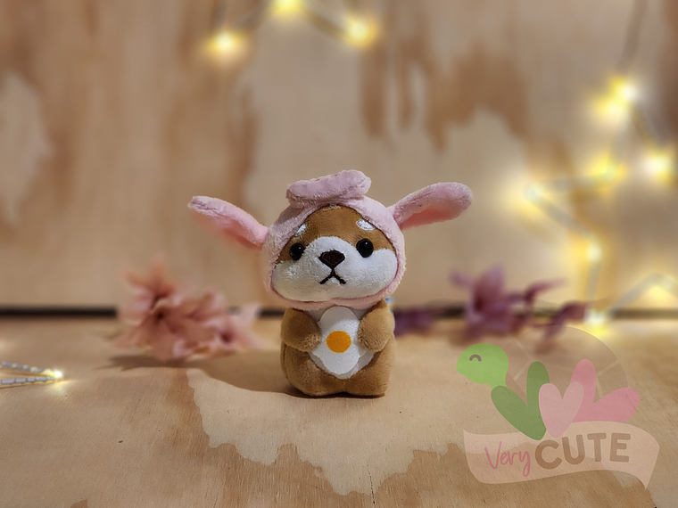 Llavero Peluche Perrito con Gorro 2