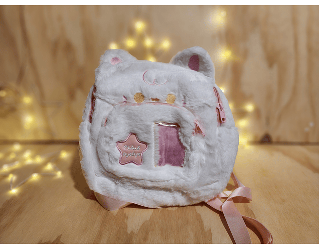 Mochila Niña - Peluche Gatito