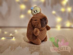 Llavero Peluche Capybara - Diseños