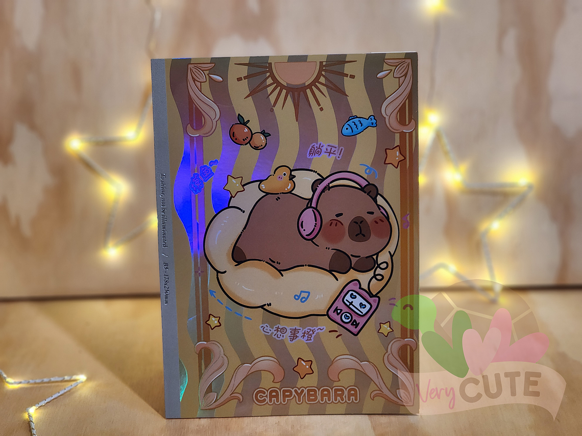 Libreta Holográfica Capybara - Tamaño B5 1