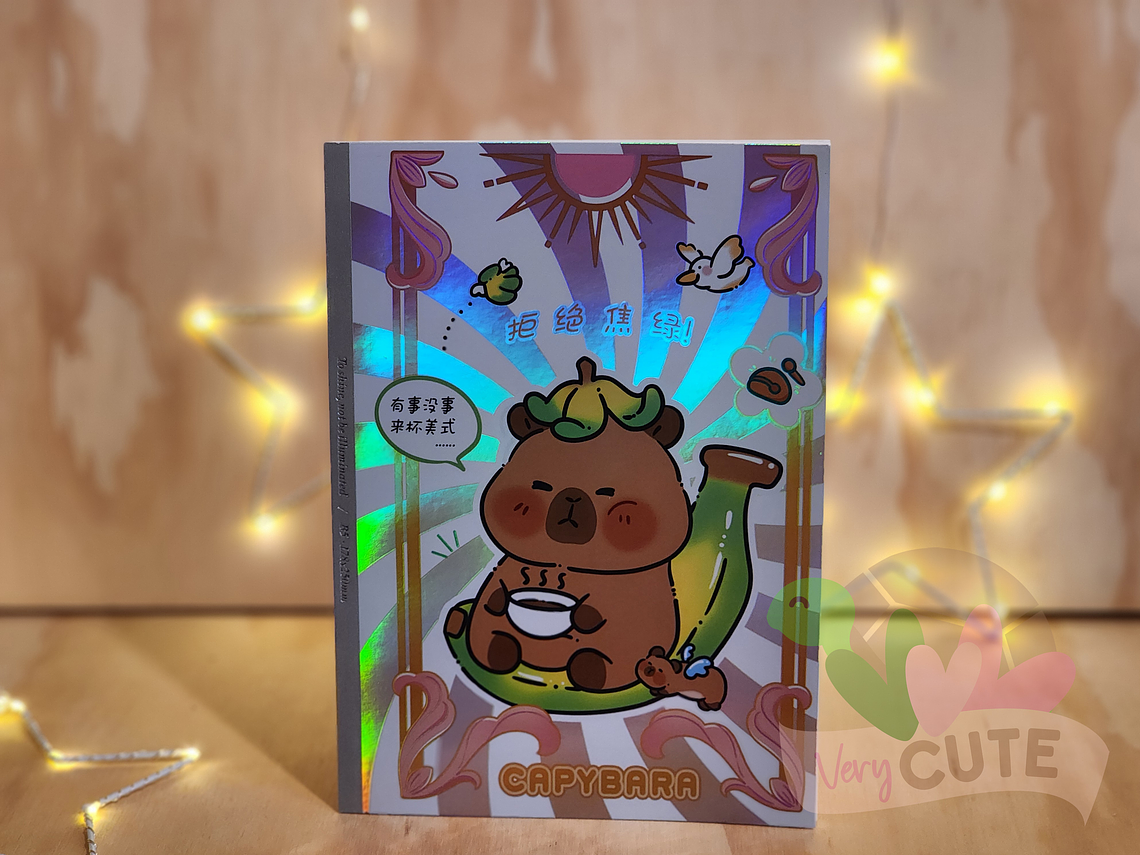 Libreta Holográfica Capybara - Tamaño B5 2