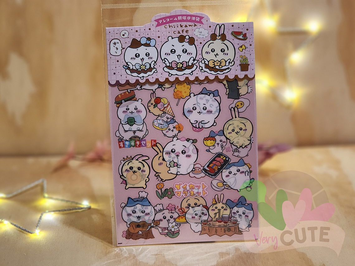 Stickers Chiikawa Grande - 2 láminas 1