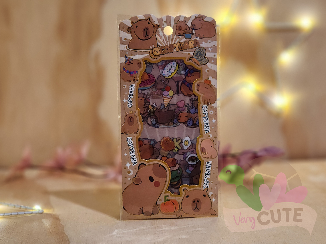 Stickers Capybara - 4 láminas 1