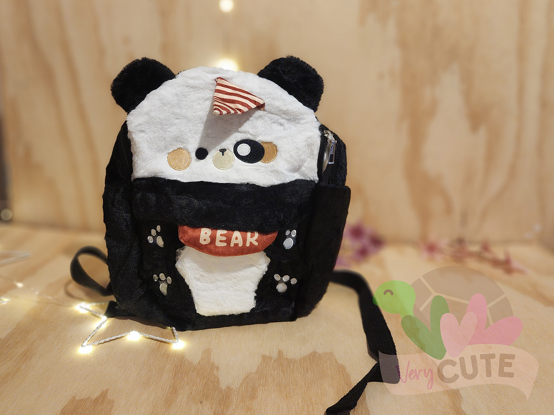  Mochila Peluche Animalitos - Panda  1