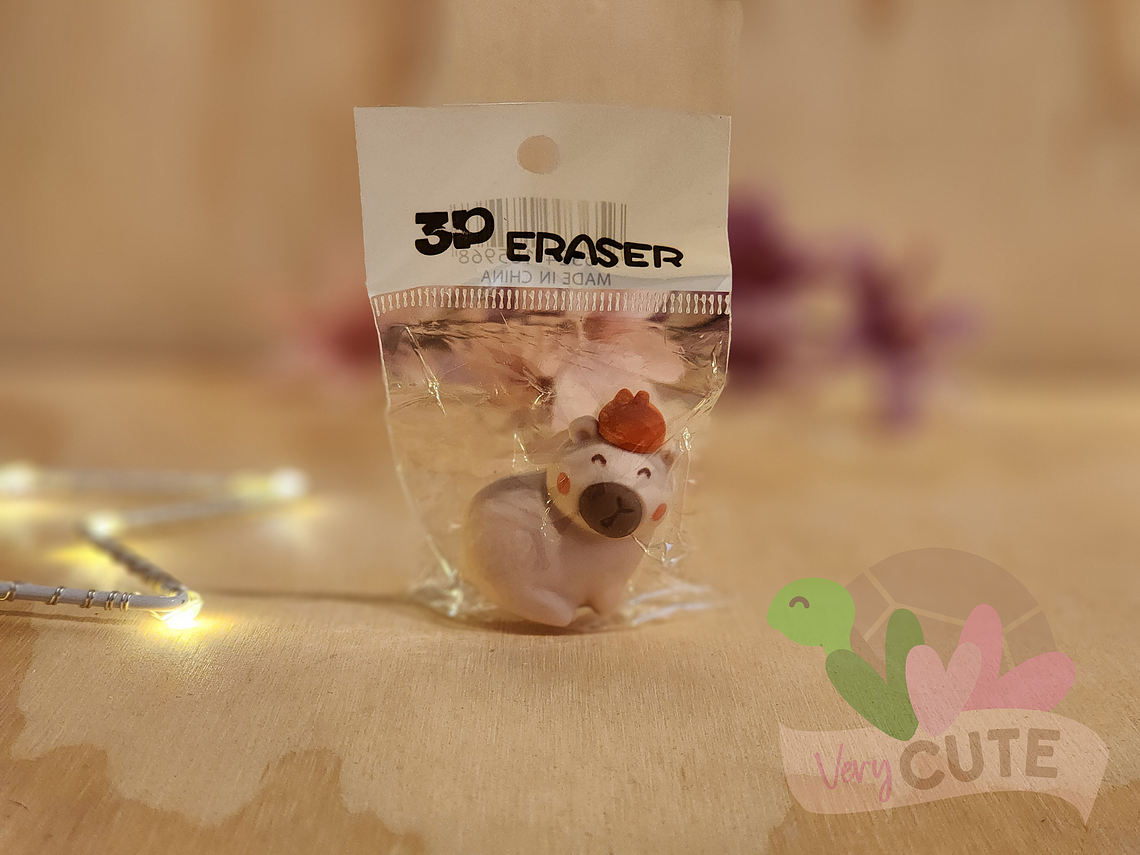 Mini Goma Borrar 3D - Capybara 1