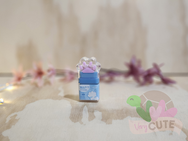 Goma de Borrar - Patita de Gato - Lila  2