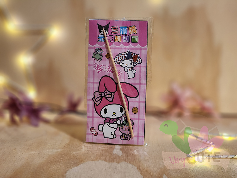 Libreta para raspar - Personajes Sanrio 3