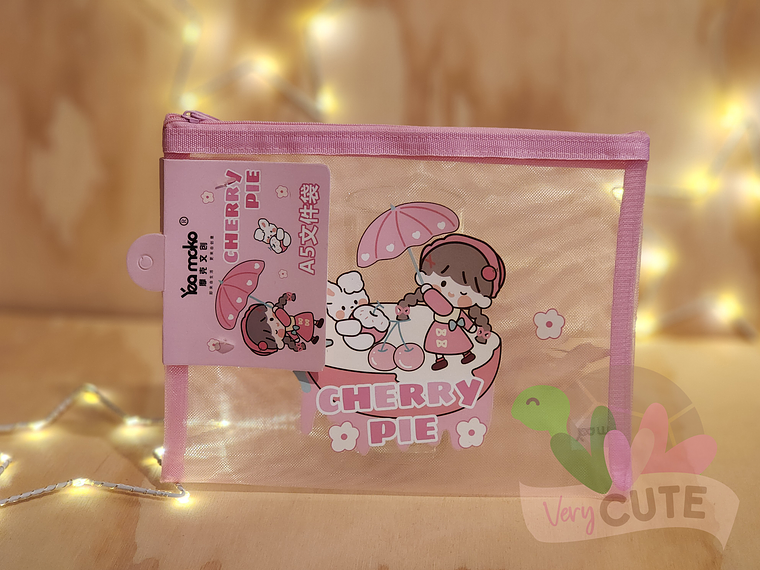 Estuche Malla - Cherry Pie 1
