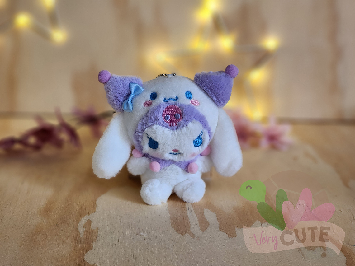 Llavero Peluche Personajes Sanrio - Disfraz Cinnamoroll 1