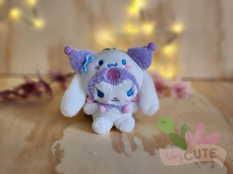 Llavero Peluche Personajes Sanrio - Disfraz Cinnamoroll 1