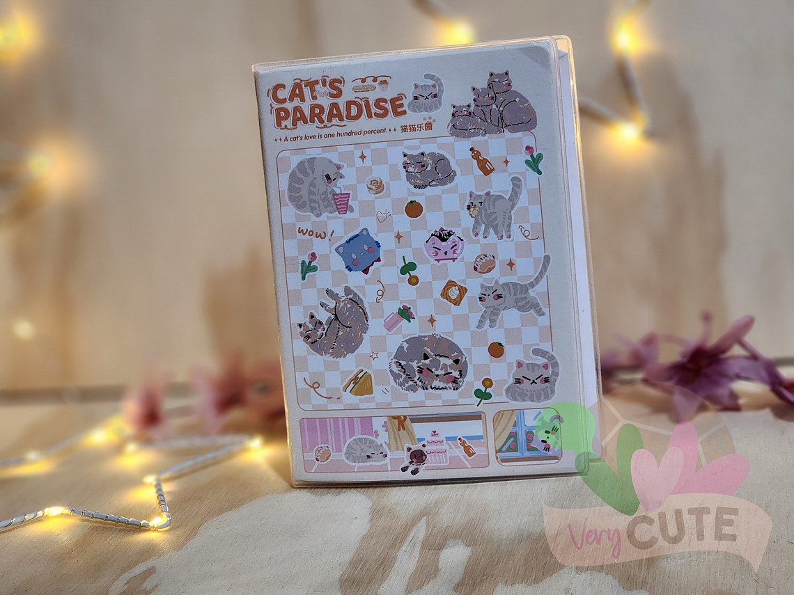 Libreta Cat Paradise 1