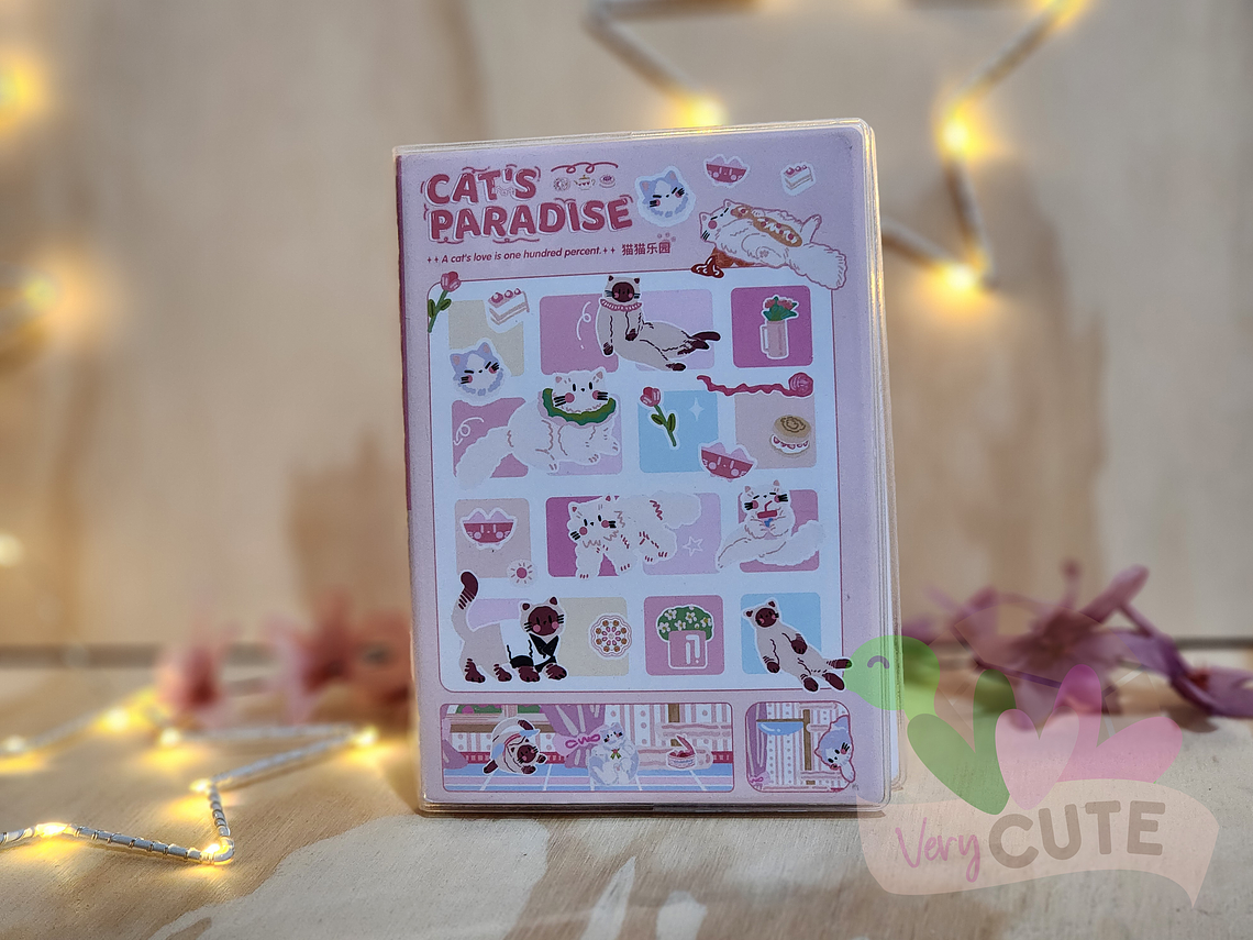 Libreta Cat Paradise 2