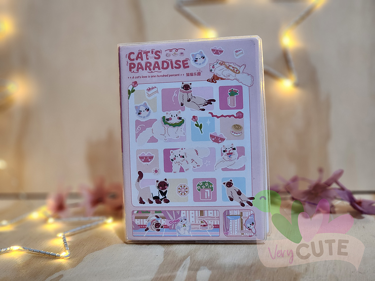 Libreta Cat Paradise 2