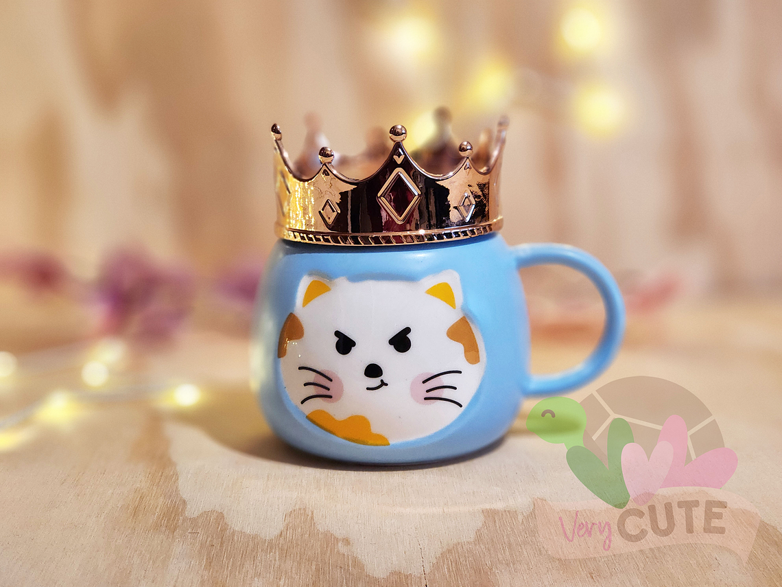 Tazón Gato con Corona 1