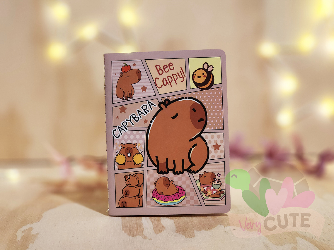 Libreta Capybara Pequeña 3