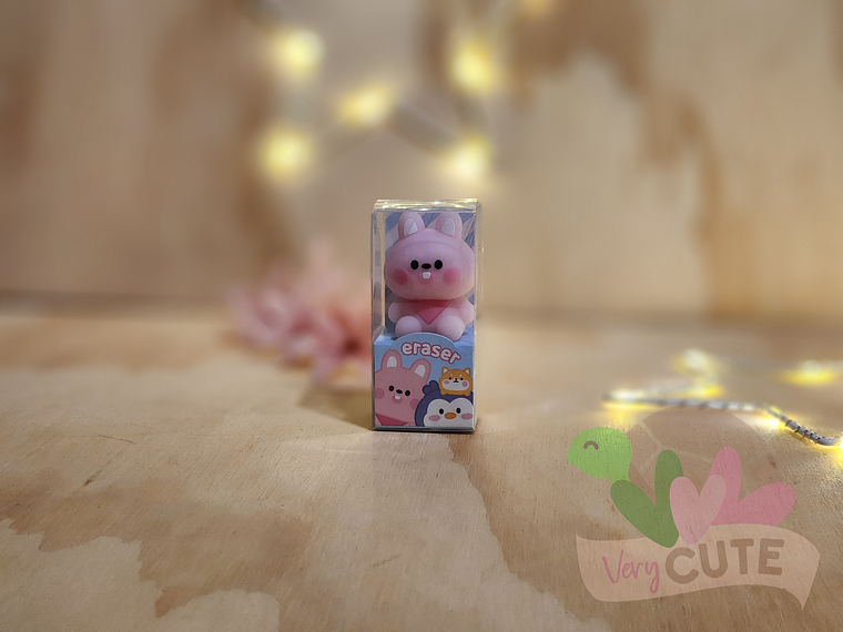 Goma de Borrar 3D - Animalitos Kawaii 1