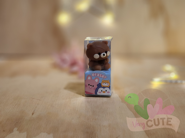 Goma de Borrar 3D - Animalitos Kawaii 2